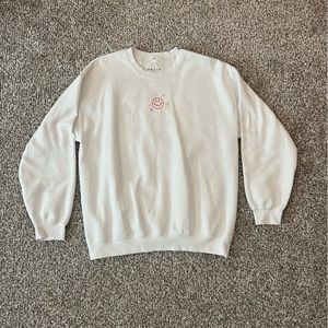 white crewneck